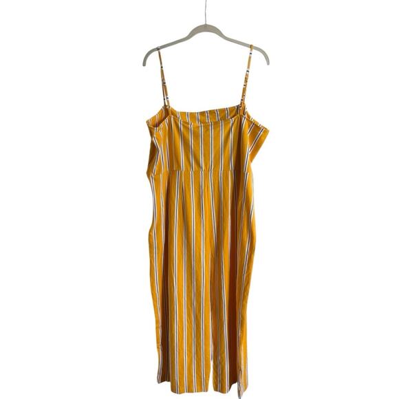 Tommy Hilfiger Yellow and Blue Jumpsuit with Wide-Leg Design Women's XL - Picture 6 of 8